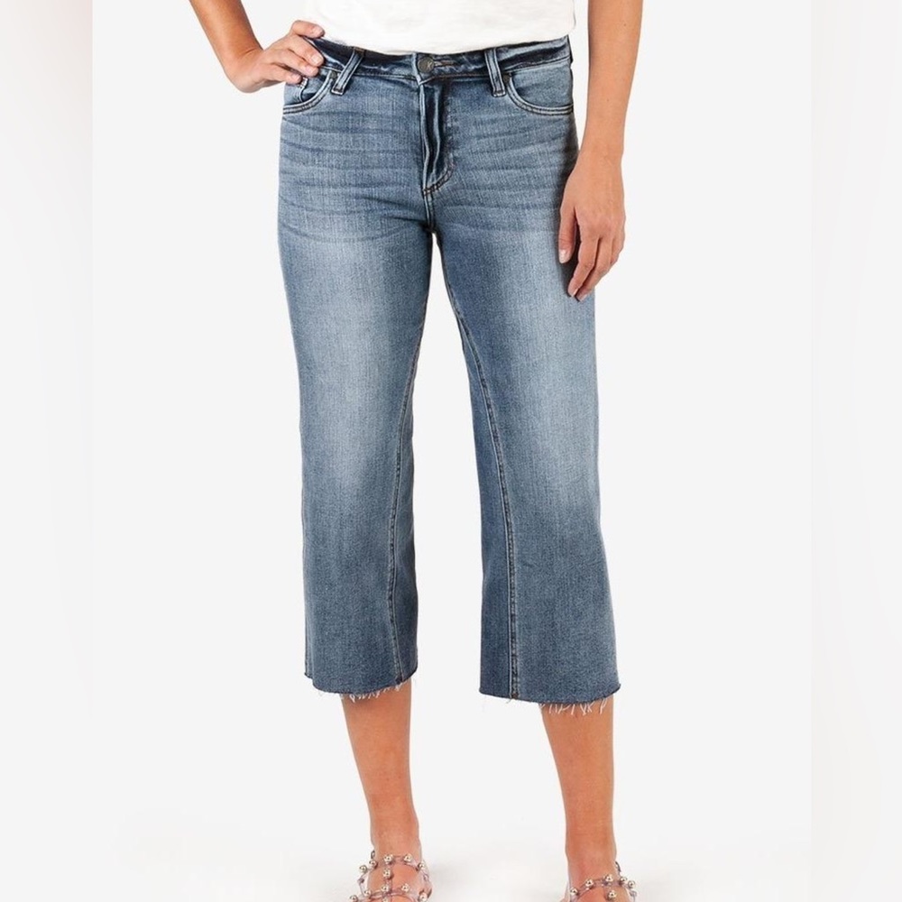 Kut from the Kloth Charlotte Crop Culotte Jean, Size: 00